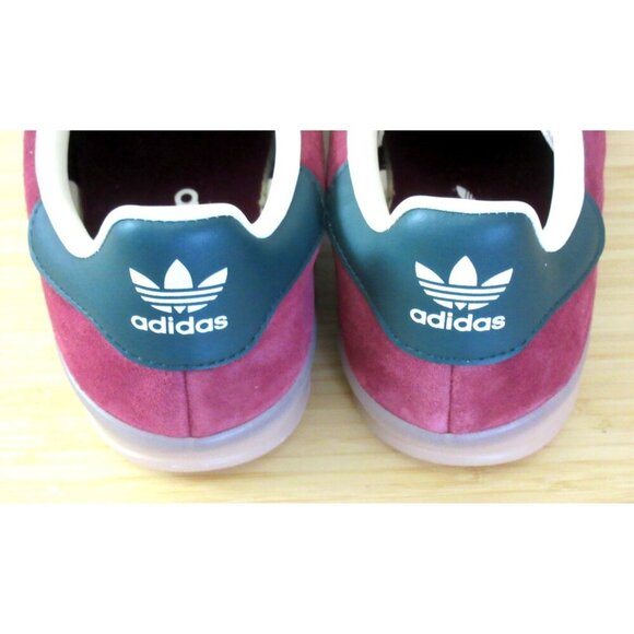 Adidas Men's Gazelle Indoor Suede Shoes Dark Red Green White Sizes NIB JH5403 - Picture 5 of 5